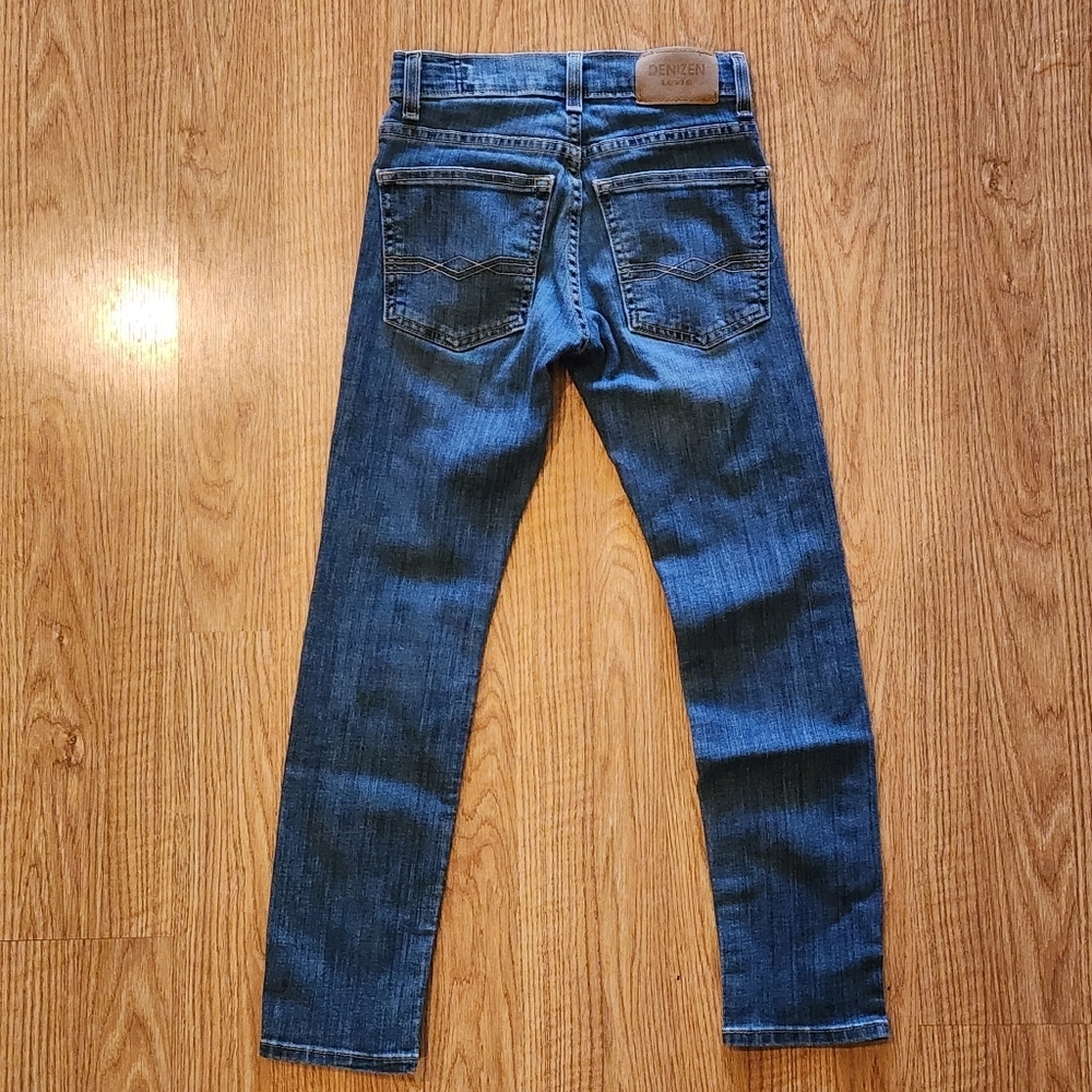 Levi's Denizen Skinny Fit Dark Wash Jeans Size 10 - Picture 4 of 15